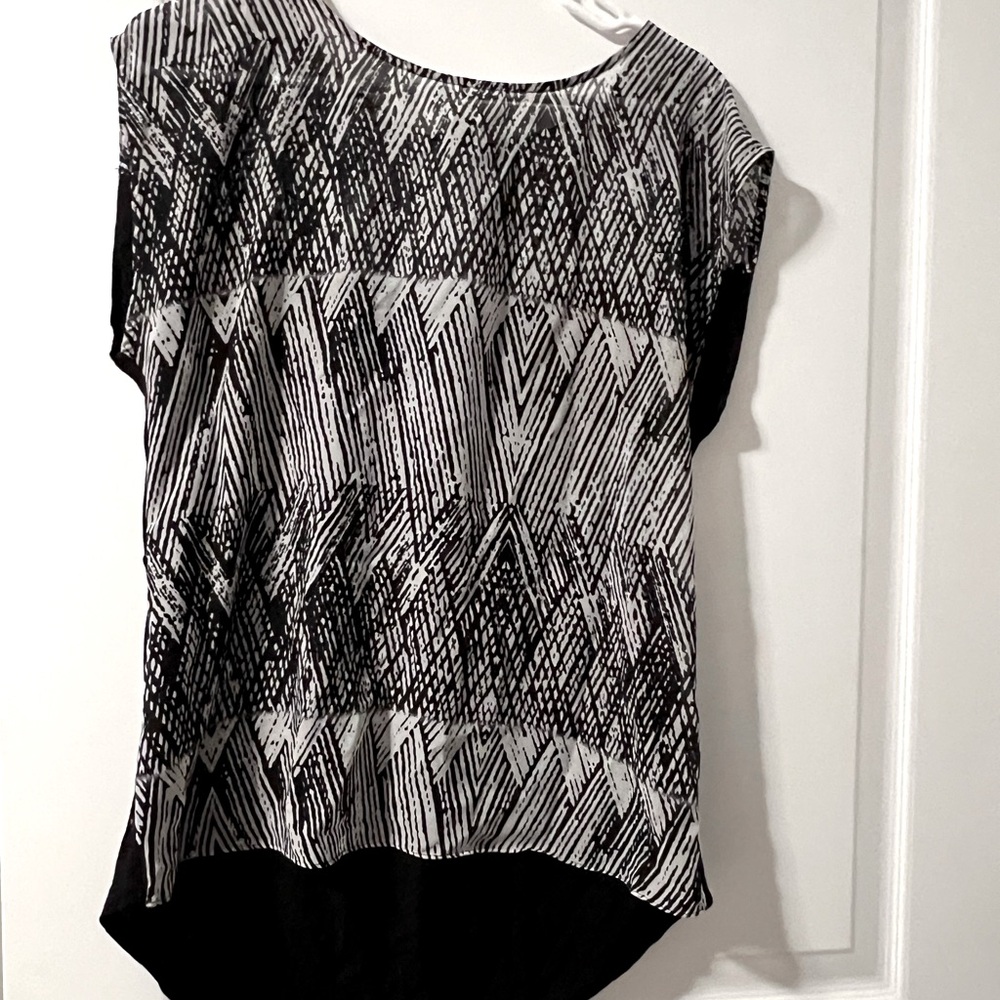 Black and White Shirt